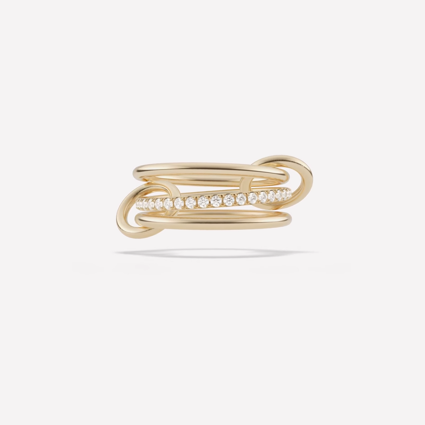 Entwine Two-Tone Stacked Ring