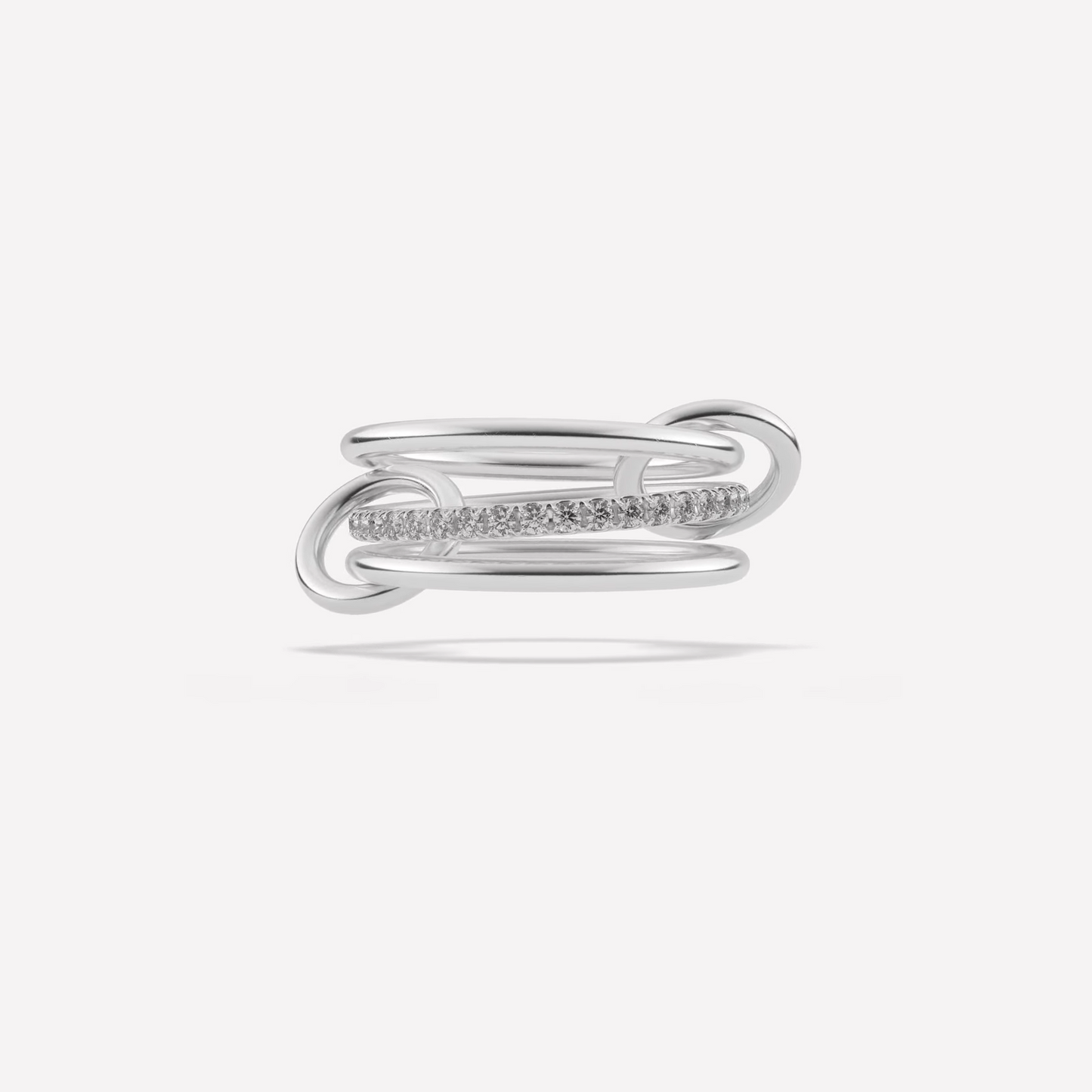 Entwine Two-Tone Stacked Ring