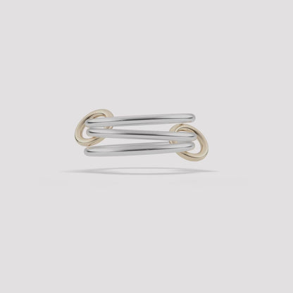 Entwine Two-Tone Stacked Ring