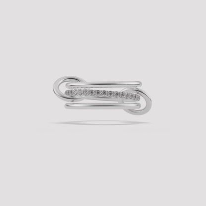 Entwine Two-Tone Stacked Ring